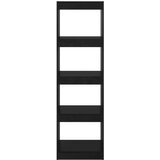 Ormarić za knjige / sobna pregrada crni 40x30x135 5 cm borovina | shoptok.hr