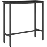  Stol Crni hrast 100 x 40 x 100,5 cm Inženjerska drva i čelik | shoptok.hr