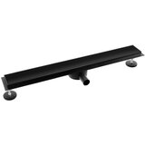Aquasan podni slivnik premium black glossy 600mm