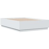 vidaXL Okvir za krevet bijeli 135x190 cm konstruirano drvo | shoptok.hr