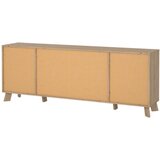 Tvilum Bijela/u prirodnoj boji komoda u dekoru hrasta 196x73x39 cm Ikast – | shoptok.hr