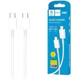 USB kabel USB - C - USB - C - 1m - Bela