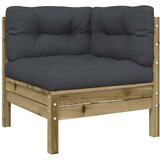  Kutna vrtna sofa s jastucima od impregnirane borovine | shoptok.hr