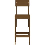  Barski stolci 2 kom boja meda 40x48,5x115,5 cm masivna borovina | shoptok.hr