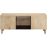 vidaXL Klubska mizica 100x54x40 cm trden mangov les | Shoptok.si