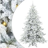 vidaXL Umetno Zložljivo Božično Drevo with LEDs z stojalom 240cm PVC | Shoptok.si