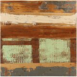 Bistro stol četvrtasti 50 x 50 x 75 cm masivno obnovljeno drvo | shoptok.hr