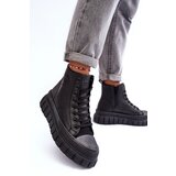 Big Star Leather Lined Zip-Up Sneakers Cene