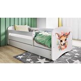  Drveni dječji krevet BAMBI s ladicom - 160x80 cm bijeli | shoptok.hr