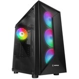 Rampage kućište triangle 4*12cm autorgb/glass/mid-tower | ePonuda.com