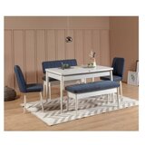 Hanah home vina bank dark blue, white whitedark blue bank | ePonuda.com