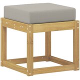  Vanjska stolica klupa s jastukom Bijela 43 x 43 x 45 cm | Eponuda.com