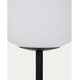 Kave Home Bela/črna stoječa svetilka s steklenim senčilom (višina 165 cm) Brisia – | Shoptok.si