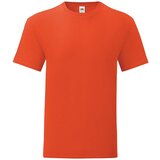 Fruit Of The Loom Red men's t-shirt in combed cotton Iconic with sleeve Cene