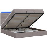  od pjene s madracem i LED-om Sivosmeđa 140 x 190 cm | shoptok.hr