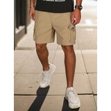 DStreet Spodenki męskie materiałowe bojówki khaki | Shoptok.si