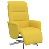  Naslonjač od tkanine s osloncem za noge svjetložuti | shoptok.hr