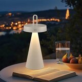  LED prigušiva spoljašnja punjiva dodirna stona lampa HALO LED/1,5W/3,7V 3000 mAh IP44 siva | Eponuda.com
