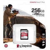 Kingston memorijska kartica SDR2V6/256GB 256GB sdxc uhs-ii 280R/150W U3 V60 cene