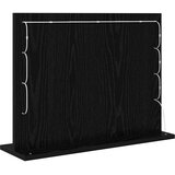  Ogledalo za Toalet Pravokutni Crni hrast 60 x 45 x 18 cm | shoptok.hr