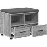  Haldna klop z blazino s predalom Siva Sonoma 60 x 38 x 46 cm, (5000155694) | Shoptok.si