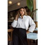 Trendyol Curve White Woven Shirt | ePonuda.com