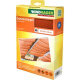 Windhager Sončno jadro, napenjanje z vrvmi, 2,7 x 1,4 m - Terakota Cene