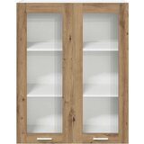 vidaXL Viseča omarica s polico Riga Umetni hrast 80 x 31 x 100 cm | Shoptok.si