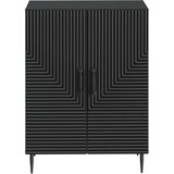Ormarić za kupaonicu HAARLEM Crna 59,5 x 31 x 80 cm | shoptok.hr