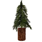 Novogodišnja ukrasna jelkica 10x30cm 24EN319