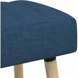  Klupa s utorima Plava 80 x 40 x 46 cm Tkanina | Eponuda.ba