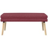  Klupa s dvostrukim slojem Vinska crvena 110 x 40 x 47 cm | Eponuda.ba