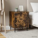  Noćni ormar 2 kom. Dimljeni hrast 43 x 34,5 x 50 cm | shoptok.hr