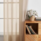 EMEMA 2x 245 × 140 cm Transparentne voil zavese z rinkami | Shoptok.si