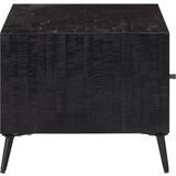  Klubska mizica 90x50x41 cm trdna predelana tikovina, (21008125) | Shoptok.si