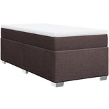 Maison Chic Box spring postelja - Vzmetna postelja z vzmetnico temno rjava 90x200 cm blago SL16531, (21894672) Cene