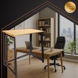 Ruhhy sklopivi radni stol u loft stilu 80 x 40 cm, crni/drvo | shoptok.hr