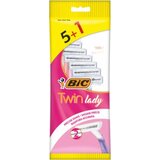 Bic brijač ženski twin lady kesica 5+1 kom
