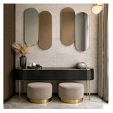 Hanah home Ogledalo Rhtim Bronze Natural | Eponuda.com