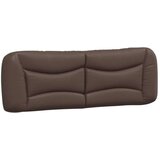  Posteljni okvir z vzglavjem rjav 160x200 cm umetno usnje, (21086315) | Shoptok.si