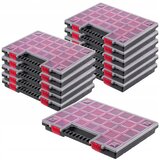 KADAX Organizator za delavnico, 21 predalov, komplet 12 garažnih škatel, (5000355586) | Shoptok.si