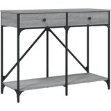  Konzolni stol siva boja hrasta 100x39x78,5 cm konstruirano drvo | shoptok.hr
