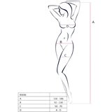 Passion BS036 - roza asimetrični odprti kombinezon (rdeč) - S-L | Shoptok.si
