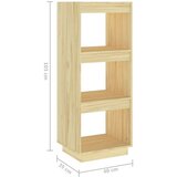 vidaXL Ormarić za knjige / sobna pregrada 40 x 35 x 103 cm od borovine | shoptok.hr
