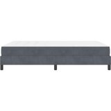  Boxspring krevet s madracem Tamno siva 160 x 200 cm Baršun | shoptok.hr
