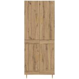  Highboard Umjetnički hrast 69,5 x 34 x 180 cm Konstruirano drvo | shoptok.hr