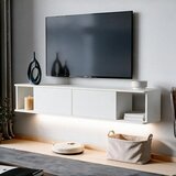 Hanah home TV komoda Twist LED, 160 cm, bela Cene