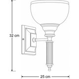 Brilagi Zidna lampa TAURUS 1xE27/15W/230V bronza | Eponuda.com
