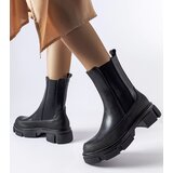 Gemre Black ankle boots with elastic upper Faisal | Shoptok.si