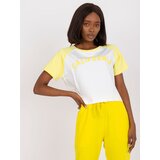 FANCY T-shirt-FA-TS-7708.44-white-yellow | Shoptok.si